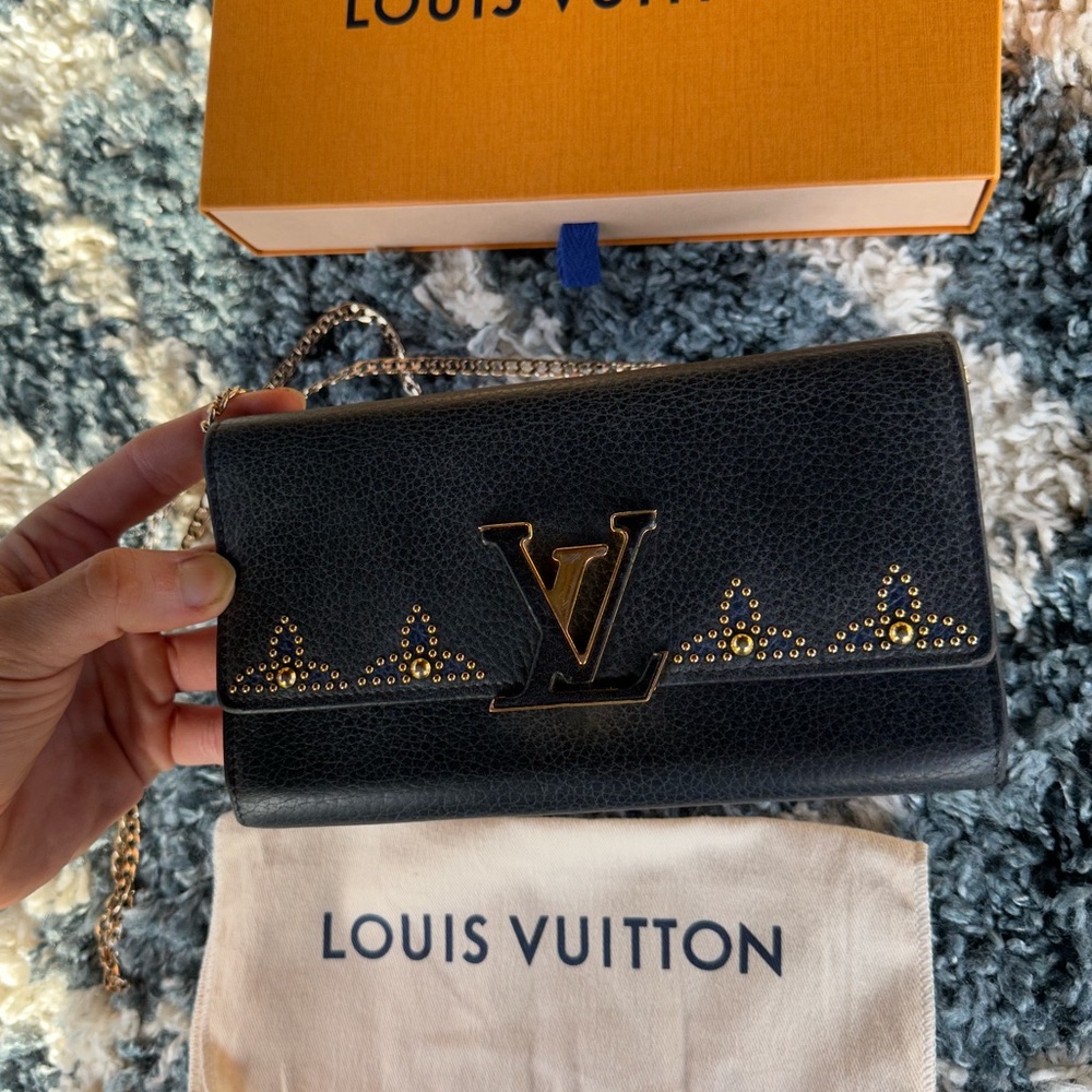 Louis Vuitton Capucines Embellished Wallet